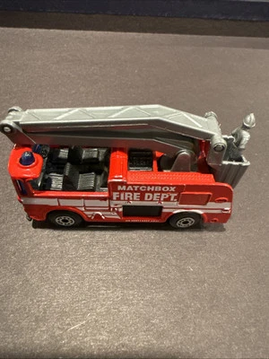 Matchbox 1981 Snorkel; Fire Dept; Red Body; Used - Image 1 of 4