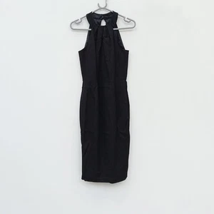 Coast Dress UK 10 Black Bodycon Sleeveless Halter Neck FLT17-DM - Picture 1 of 9