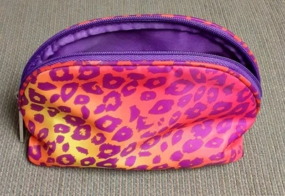 Bath And Body Works Multicolor Animal Print Canvas Cosmetic Bag - Image 1 of 3
