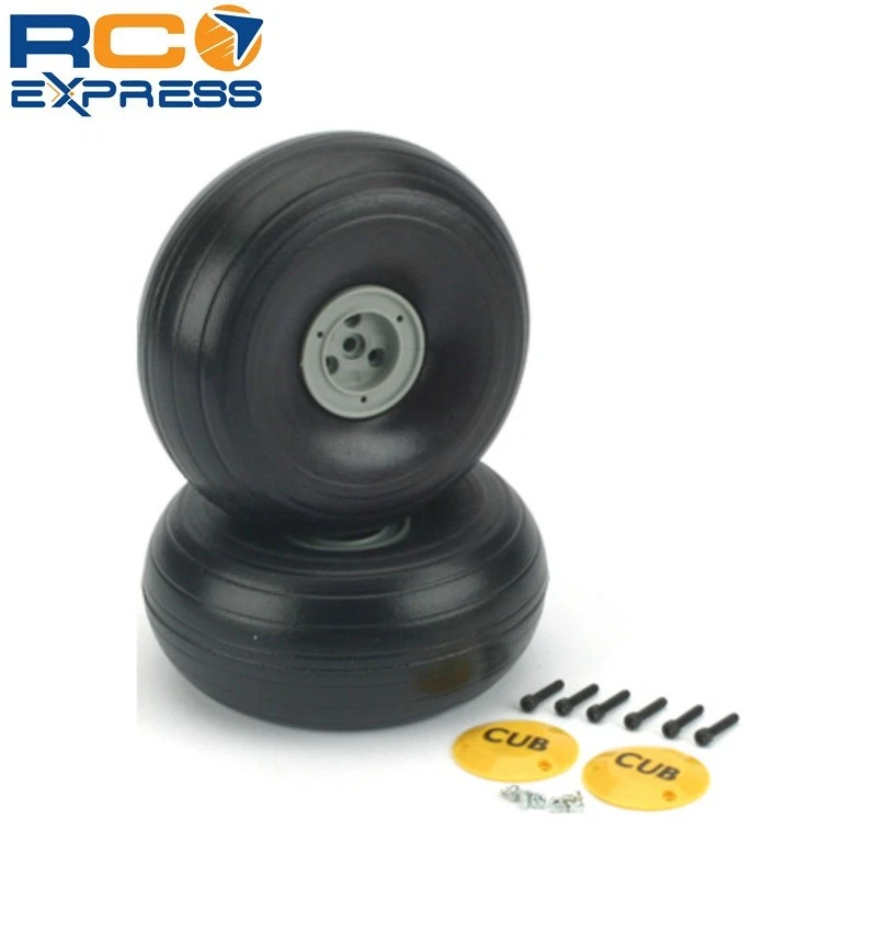 DU-BRO 1/4 light weight J-3 Cub Wheels (2) DUB425TLC - Image 1 of 1