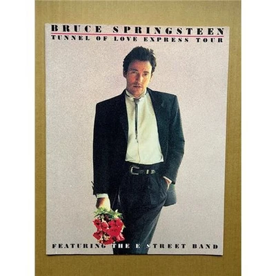 BRUCE SPRINGSTEEN TUNNEL OF LOVE EXPRESS TOUR PROGRAMME 1988 -Large glossy book  - Image 1 of 2