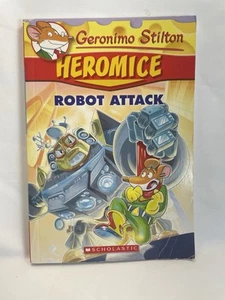 Geronimo Stilton Heromice: Robot Attack Paperback – Scholastic Kids Book - Picture 1 of 2