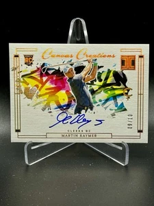 2024 Impeccable LIV Golf Martin Kaymer Canvas Creations Gold SSP Auto /10 - Picture 1 of 2