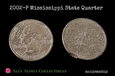 2002 P Mississippi State Quarter with Mint/PMD Errors  - Image 1 of 3