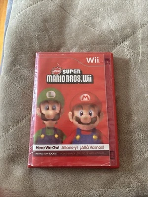 Super Mario Bros Nintendo Wii, Manuel Booklet Included, Pre Owned - image 1 of 3