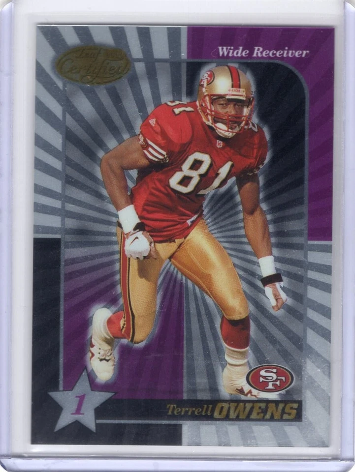 TERRELL OWENS 2000 Leaf Certified #80 - 49ERS - Image 1 of 1