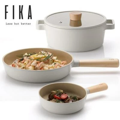 Juego de utensilios de cocina antiadherentes NEOFLAM FIKA 4 piezas olla con tapa, cocina hogar decoración regalo Foto 1 de 4
