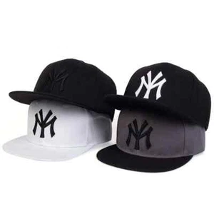 Flat Brim Snapback My Hat New York NY Baseball Cap Casual Caps Yankees - Picture 1 of 28