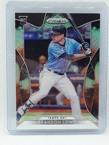 Brandon Lowe 2019 Donruss Prizm Baseball - COSMIC HAZE RC #64 - Tampa Bay Rays - Picture 1 of 2