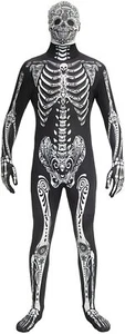 Morphsuits Men's Day of the Dead Adult Costume, DOD XXL - Picture 1 of 9