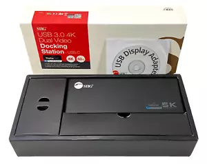 SIIG USB-C 4K Dual Video Docking Station Single 5K Display P/N: JU-DK0411-S1 - Picture 1 of 2
