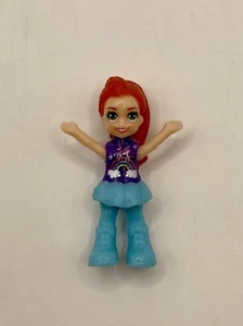 Polly Pocket Unicorno Party Play-set Capelli Rossi Gomma Ricambio Figura Bambola Giocattolo - Foto 1 di 8