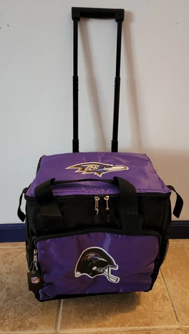 Baltimore Ravens cooler on wheels new with tags (BOX #1) Cover