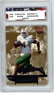 2006 Fleer Ultra #229 Devin Hester Rookie Card AGC 10 Gem Mint Chicago Bears - Bild 1 von 2
