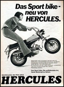 Hercules Sport Bike, originale Werbung aus 1972...........5sb - Bild 1 von 1