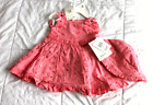 Bonnie Baby Sundress size 6-9 Months with Hat and Bottoms