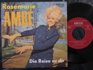 ROSEMARIE AMBÉ Die Reise zu dir & Blasmusik ist ... / SP DDR 1970 AMIGA 450804 - Bild 1 von 2