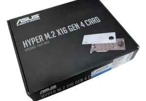 ASUS Hyper M.2 X16 Gen 4 PCIE 4.0/3.0 x4 NVME RAID Erweiterungskarte Neu - Bild 1 von 3