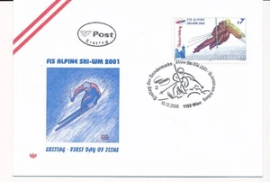 D146329 World Cup Alpine Ski 2001 FDC Austria - Picture 1 of 1