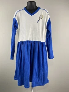 Mini Rodini Long Sleeve Cotton Color Block Tennis Dress Size 7-9  - Picture 1 of 6