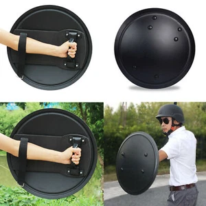 Hand-Held Anti-riot Shield Round Metal Tactical Shield Security Protection Equip - Picture 1 of 13