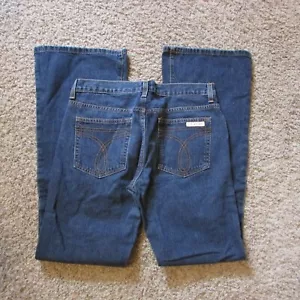 Jeans Calvin Klein Womans 7 pietra scura lavati 5 tasche - Foto 1 di 3