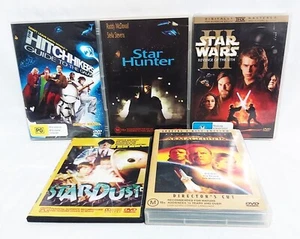 5x ACTION SCI-FI DVD STAR WARS 3 ARMAGEDDON STAR HUNTER STARDUST +MORE LIKE NEW - Picture 1 of 10
