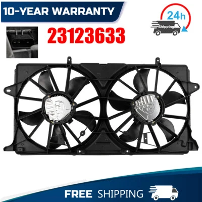 Radiator Cooling Fan Assembly For 14-18 CHEVROLET SILVERADO 1500 GMC SIERRA 1500 Foto 1 de 4