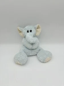 Progressive Plush Elephant Eli Blue Paste; Yellow Floppy Vintge Terrycloth Toy - Picture 1 of 10