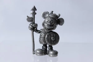 VINTAGE SELTENE ZINNDOSE ZINN DISNEY MICKEY MOUSE WIKINGER NORDGÄNGER NORWEGEN - Bild 1 von 4