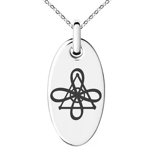 Collar o Llavero con Símbolo de Conexión Reiki Gnosa de Acero Inoxidable - Imagen 1 de 25