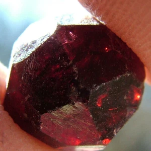 100g-300g Cristal Naturel Brut Rouge Grenat Pierre Gemmes - Foto 1 di 10