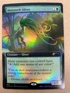 MTG 1x FOIL Manaweft Sliver # 650 Secret Lair Drop Magic the Gathering x1 NM - Picture 1 of 1