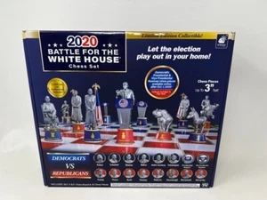 NUEVO 2020 Juego de Ajedrez Battle For The White House Juego de Mesa Republicanos v Demócratas - Imagen 1 de 6
