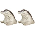 Set of 2 Adornment Craft Outdoor Garden Statues Baby Ornaments
