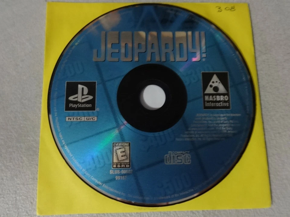 Jeopardy! Sony Playstation One PS1 PSX Game Disc Only Free Ship - Image 1 of 1