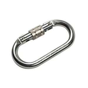 Moschettone con ghiera di bloccaggio ce en 362 apertura 20 mm - Imagen 1 de 2