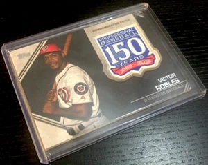VICTOR ROBLES - 2019 Topps 150TH ANNIVERSARY MANUFACTURED PATCHES #AMP-VR - Picture 1 of 2