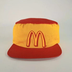 Cappello Mcdonalds anni '80 NOS da collezione vintage giallo snapback adulto made in USA - Foto 1 di 8