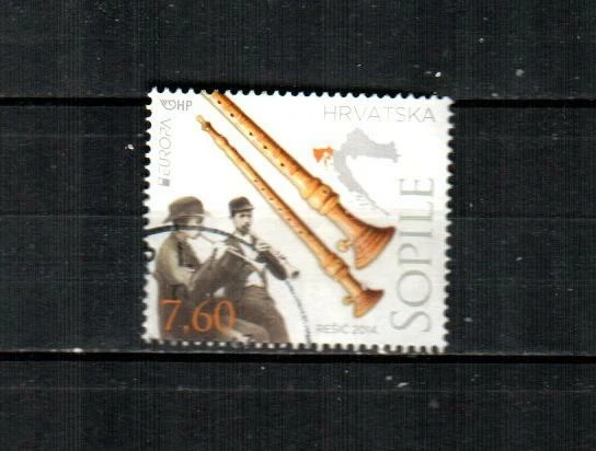 CROÁCIA Scott's 912 ( 1v ) Europa, Instrumento Musical F/VF Usado (2014) #1 - Imagem 1 de 1