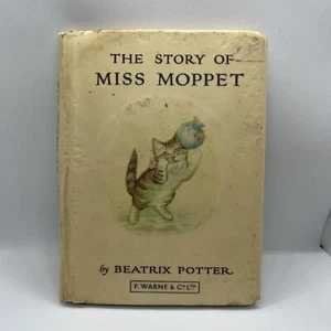 The Story of Miss Moppet by Beatrix Potter Hardcover DJ 1974 vintage book - Picture 1 of 8