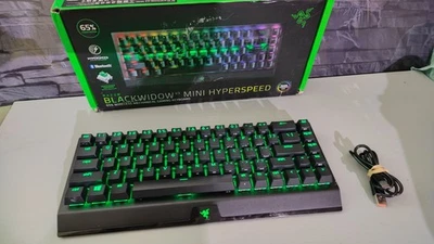 Razer BlackWidow V3 Mini Hyperspeed 65%  No Dongle Bluetooth And Wired Working. - Image 1 of 4