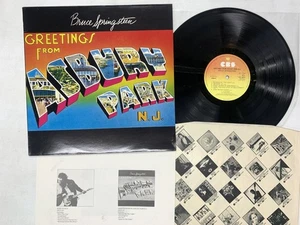 BRUCE SPRINGSTEEN GREETINGS FROM ASBURY PARK N.J. UK LP [54450ER] - Picture 1 of 2