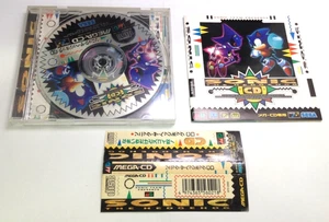 Sonic the Hedgehog CD Sega MEGA-CD Authentic Rare Game w/Manual, Obi Japan F/S - Picture 1 of 4