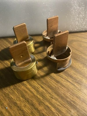 2 pair FS 166 Ferraz Shawmut Fuse Reducer  #R--04 - Image 1 of 4