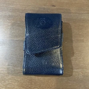 Vintage Philip Morris Leder klappbares Pflegeset Etui (nur Schere Pinzette) - Bild 1 von 8