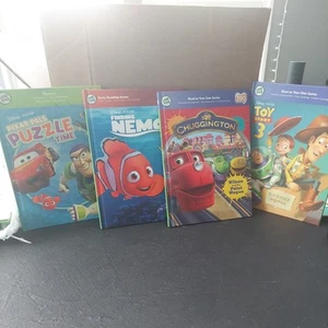 LeapFrog Tag Books Finding Nemo... ,4 to 7 yrs Story 4 book lot - Picture 1 of 5