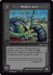 Morgul-Rats - The Dragons - Middle Earth CCG / TCG Moderately Played - Picture 1 of 1