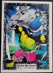 1991 Comic Images The Incredible Hulk #68 Put Me Down Card - Picture 1 of 2