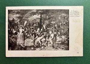 ANTIGUA Postal de Halloween The Witches Sabbath por el artista F. Franken Rara #86 - Imagen 1 de 8